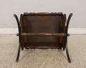 68650: Swiss Style Iron Base Wood Occasional Accen