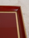 68649: Vintage X Base Painted Butler Serving Tray 