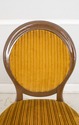 F68658: Vintage Medallion Back Walnut Upholstered 