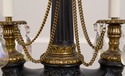 LF68667: Candelabra 3 Arm Metal Urn Genie Table La