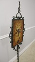 F56005EC: Paint Decorated Iron Base Fire Screen