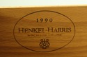 L52027EC: HENKEL HARRIS Mahogany Beveled Glass Chi