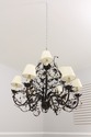 F55696EC: Stunning Toleware 9 Light Decorative Cha