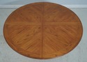 L64254EC: Country French Style Round Oak Dining Ro