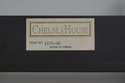 64222EC: CHELSEA HOUSE Black Chippendale Curio Wha