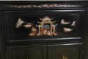 F64187EC: Chinese Paint Decorated Flip Top Bar Cab