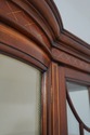 L64121EC: Edwardian Style Bow Glass Door Inlaid Ma