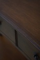 L64128EC: Mahogany 2 Drawer Crescent Shape Console