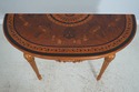 L64134EC: RHO Italian Inlaid Gold Base Console Hal