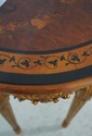 L64134EC: RHO Italian Inlaid Gold Base Console Hal