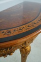 L64134EC: RHO Italian Inlaid Gold Base Console Hal