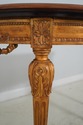 L64134EC: RHO Italian Inlaid Gold Base Console Hal