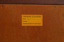 68363: THEODORE ALEXANDER Regency Mahogany Open Bo