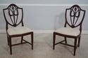 F68348: Set of 6 Federal Style Mahogany Shield Din