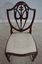 F68348: Set of 6 Federal Style Mahogany Shield Din