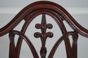 F68348: Set of 6 Federal Style Mahogany Shield Din
