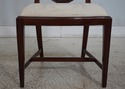 F68348: Set of 6 Federal Style Mahogany Shield Din