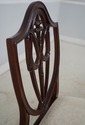 F68348: Set of 6 Federal Style Mahogany Shield Din