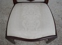 F68348: Set of 6 Federal Style Mahogany Shield Din