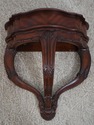 68239: Pair MAITLAND SMITH Carved Mahogany Wall Sh