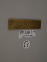 73044: STUDIO A Modern Textured Canvas Mirror Top 