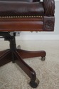 L73020: SAM MOORE Rolling Leather Desk Chair