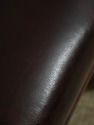 L73020: SAM MOORE Rolling Leather Desk Chair