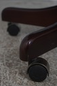 L73020: SAM MOORE Rolling Leather Desk Chair