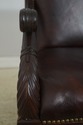 L73020: SAM MOORE Rolling Leather Desk Chair