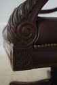 L73020: SAM MOORE Rolling Leather Desk Chair