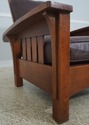 73009: STICKLEY Mission Oak Leather Morris Chair w