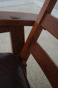 73009: STICKLEY Mission Oak Leather Morris Chair w