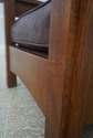 73009: STICKLEY Mission Oak Leather Morris Chair w