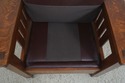 73009: STICKLEY Mission Oak Leather Morris Chair w