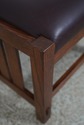 73009: STICKLEY Mission Oak Leather Morris Chair w