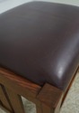 73009: STICKLEY Mission Oak Leather Morris Chair w