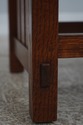 73009: STICKLEY Mission Oak Leather Morris Chair w