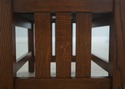 73009: STICKLEY Mission Oak Leather Morris Chair w