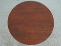 73000: STICKLEY Round Mission Oak Lamp Table
