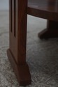 73000: STICKLEY Round Mission Oak Lamp Table