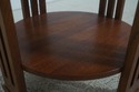 73000: STICKLEY Round Mission Oak Lamp Table