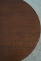 73000: STICKLEY Round Mission Oak Lamp Table