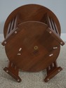 73000: STICKLEY Round Mission Oak Lamp Table