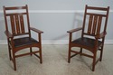 72998: Set of 8 STICKLEY Harvey Ellis Oak Dining R