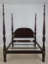 73036: STICKLEY Rice Carved Mahogany Queen Size 4 
