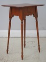 L72957: RIVER BEND Tiger Maple Country Side Table