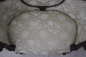 L72986: Vintage Walnut Rococo Parlor Settee w. Dam