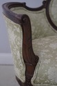L72986: Vintage Walnut Rococo Parlor Settee w. Dam