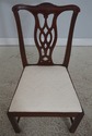 73037: Set of 8 HICKORY CHAIR Mahogany Dining Chai