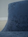 73034: HANCOCK & MOORE Chippendale Style Blue Dama